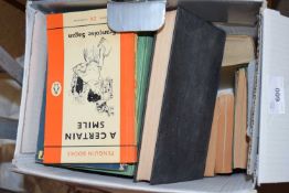 ONE BOX OF MIXED BOOKS