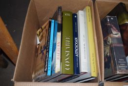ONE BOX MIXED BOOKS TO INCLUDE ART INTEREST