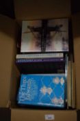 ONE BOX OF MIXED BOOKS TO INCLUDE MEDIEVAL HISTORY INTEREST
