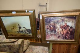 TWO COLOURED PRINTS AFTER MUNNINGS