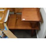 HARDWOOD TELEPHONE TABLE, 60CM WIDE