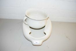 CHAMBER POT AND A BED SLIPPER PAN (2)