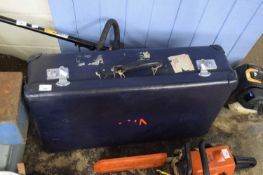 VINTAGE BLUE SUITCASE