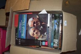 ONE BOX OF MIXED BOOKS TO INCLUDE MILITARY INTEREST