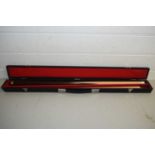 CASED ALEX HIGGINS SNOOKER CUE