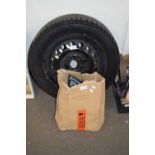 WHEEL AND TYRE FOR A VAUXHALL CORSA PLUS FURTHER SPARES