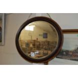 OVAL BEVELLED WALL MIRROR