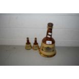 THREE WADE WHISKY BELLS, SEALED AND FULL