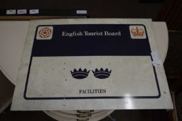 METAL ENGLISH TOURIST BOARD SIGN