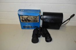 CASED BINOCULARS