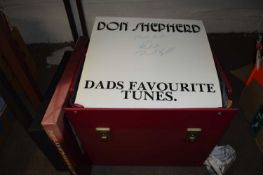 CASE OF MIXED RECORDS TO INCLUDE SIGNED DON SHEPHERD AND VARIOUS BOXED SETS ETC
