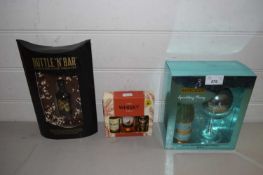 BOXED SETS - THE WHISKY TRIO - BABYCHAM SPARKLING PERRY AND BOTTLE 'N' BAR