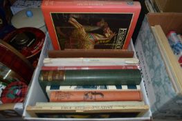 ONE BOX MIXED BOOKS TO INCUDE THE CONNOISSEUR MAGAZINE 1914