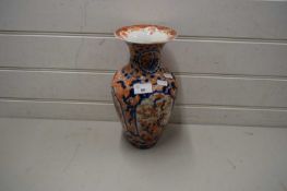 JAPANESE IMARI BALUSTER VASE