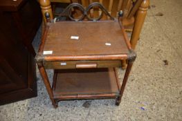 SMALL BAMBOO FRAMED BEDSIDE CABINET, 44CM WIDE