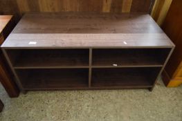 DARK WOOD EFFECT COFFEE TABLE OR TV STAND, 103CM WIDE