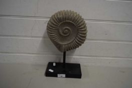 MODERN MODEL OF AN AMMONITE FOSSIL