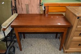 19TH CENTURY MAHOGANY FOLDING TEA TABLE, 192CM WIDE