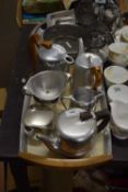 PICQUOT TEA WARE AND TRAY