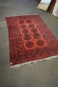 MODERN BOKHARA TYPE FLOOR RUG, 230CM LONG