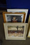 MIXED PICTURES TO INCLUDE PAUL SMYTH, STUDY OF KESWICK MILL PLUS VARIOUS OTHERS