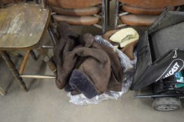 TWO SHEEPSKIN COATS