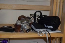 MIXED LOT ASSORTED CAMERAS TO INCLUDE A SUPER PAXETTE PLUS FURTHER SONY DIGITAL CAMERAS