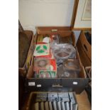 BOX OF VARIOUS FILM REELS