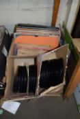 ONE BOX MIXED LPS AND SINGLES
