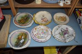 MIXED LOT VARIOUS DECORATED PLATES