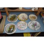 MIXED LOT VARIOUS DECORATED PLATES