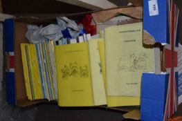 ONE BOX BOOKS AND EPHEMERA RELATING TO KENNEL CLUB AND DOG BREEDING AND 'THE NORWICH TERRIER CLUB'