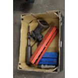 BOX OF TOOLS, SOCKET SET ETC