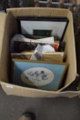 BOX OF VARIOUS MIXED PICTURES