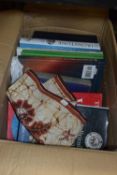 ONE BOX MIXED BOOKS TO INCLUDE ANTIQUES REFERENCE ETC