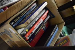 ONE BOX OF MIXED BOOKS TO INCLUDE RAILWAY AND TRAVEL INTEREST