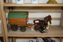 GIPSY HORSE MODEL AND CART