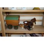 GIPSY HORSE MODEL AND CART