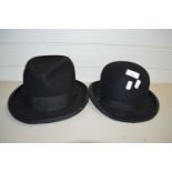 TWO BOWLER HATS