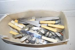 BOX OF MIXED CUTLERY