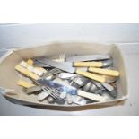 BOX OF MIXED CUTLERY