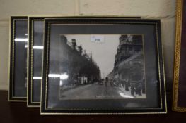 THREE FRAMED BLACK AND WHITE PHOTOGRAPHS - NEWCASTLE SCENES