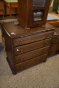 DARK ERCOL FOUR DRAWER CHEST 79CM WIDE