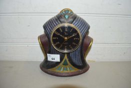 MODERN ART DECO STYLE MANTEL CLOCK