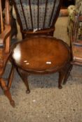 EARLY 20TH CENTURY WALNUT VENEERED COFFEE TABLE