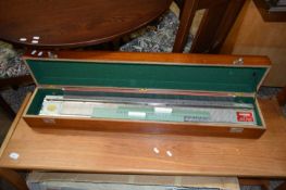 CASED VINTAGE PASSAP KNITTING MACHINE WITH ATTACHMENTS