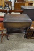 DARK ERCOL TEA TROLLEY68CM WIDE