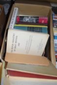 ONE BOX MIXED BOOKS TO INCLUDE MOTORING INTEREST