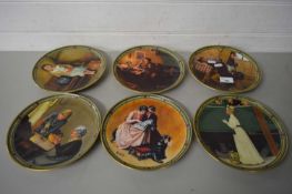 QUANTITY OF COLLECTORS PLATES BY NORMAN ROCKWELL DESIGNS