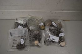 QUANTITY OF OLD COINS, 50P, 10P, IN PLASTIC BAGS